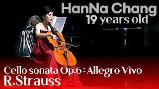 Richard Strauss - Cello sonata Op.6 : Allegro Vivo / Han Na Chang (19 years old) [ 장한나 첼로독주회 2001 ]