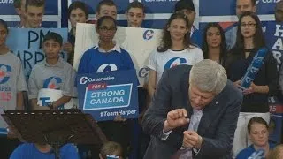 Stephen Harper shows human side as he pokes fun at Justin Trudeau