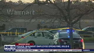 Virginia mass shooting: Walmart manager opens fire on employees, 6 dead | FOX 13 Seattle