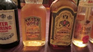 Rare, old mini bottle liquor collection. (Part one)