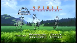 "Spirit: Stallion of The Cimarron" Main Menu - Menu Principal