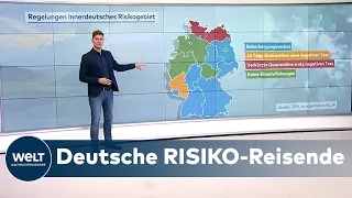 WELT HINTERGRUND: Risikogebiete - So darf man zurzeit in Deutschland ohne Quarantäne reisen