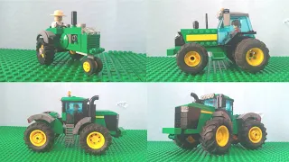 Lego Green John Deere Tractors MOC