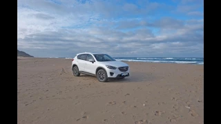 Mazda CX-5 on the beach - first light off-road drive test