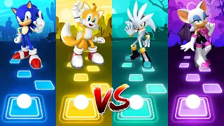 Sonic - Tails - Silver - Rouge | Tiles Hop EDM Rush!