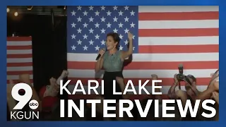 Kari Lake interview airs after Hobbs refused to debate her