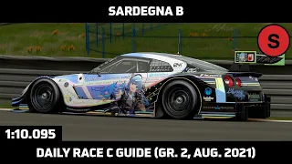 Gran Turismo Sport - Daily Race Lap Guide - Sardegna B - Nissan MOTUL AUTECH GT-R Gr. 2