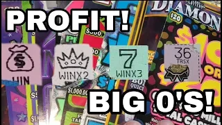 PROFIT! HUGE SESSION! $300 IN TEXAS LOTTERY SCRATCH OFF TICKETS