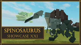 Mini Spinosaurus Showcase XXI || Plane crazy || Roblox