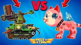 TANK FLAK VS TANK KITTY! Which Tank is the Best? Hills of Steel