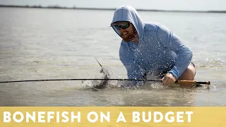 Saltwater Fly Fishing for Bonefish On A Budget! DIY On A Uninhabited Island w/ @dorsaloutdoors