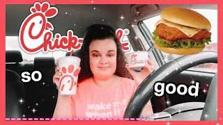 Chick-Fil-A Mukbang! Spicy Chicken Sandwich, Mac & Cheese, & more!