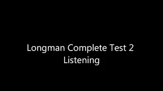 TOEFL Complete Test 2 Listening