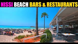 Nissi Beach Ayia Napa Cyprus 2023 Bars and Restaurants 4k