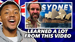 AMERICAN REACTS To My First Impressions of SYDNEY, AUSTRALIA