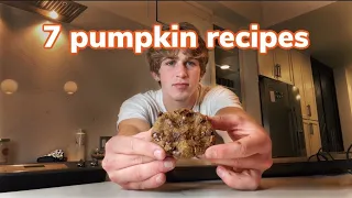 7 Pumpkin Recipes in 7 Minutes (easy)