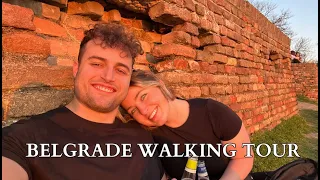 taking a walking tour of belgrade, serbia