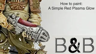 How to paint Red Plasma Glow