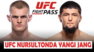 UFC YANGI JANG! NURSULTON RUZIBOEV - IAN GARRY ENDI G'ALABA BO'LADI