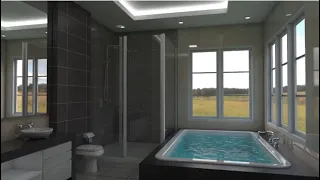 Sketchup (Bathroom) (interior design) (Basic Advance level) in urdu tutorial (Rk Studio)