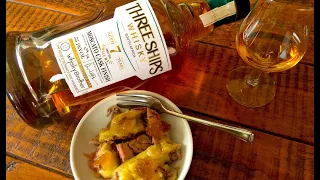 THREE SHIPS 7yo SINGLE CASK MOSCATO FINISH: Whisky Tasting and Food Pairing Review