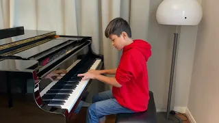 J. Sibelius - Etude op. 76 no. 2 | Beautiful Piano Piece | 11 years old