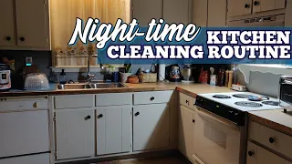 CLEAN KITCHEN AT NIGHT | How to have a better morning