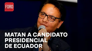 Asesinan a Fernando Villavicencio, candidato presidencial de Ecuador