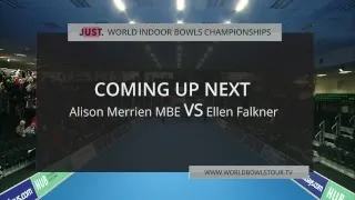 Just. 2019 World Indoor Bowls Championships: Day 13 Session 2