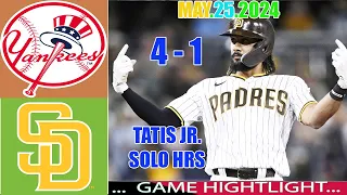 Yankees vs. Padres (05/25/24) GAME.8+9th Highlights | MLB Season 2024