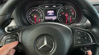 Mercedes B Class 2016 service reset