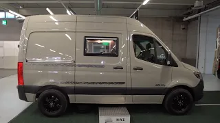 Nur 5,26m lang: Kleinstes Sprinter Wohnmobil 2022 aller Zeiten: HRZ City. XXL Platz. Made in Germany