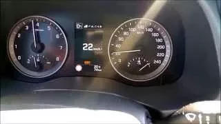 Hyundai Tucson 1.6 t-gdi 2015 Przyspieszenie od 0-100.