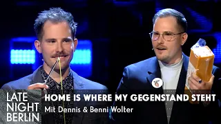 "Das ist mein Käse." Home is where my Gegenstand steht mit Benni & Dennis Wolter | Late Night Berlin