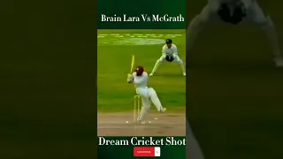 Brain Lara Hit Dream Cricket Shot Vs McGrath #cricket #shorts