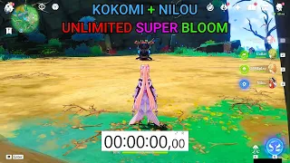 Nilou and Kokomi Full EM! Bountiful Core (Super Bloom) Build, Team Comp and GAMEplay