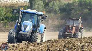 ARATURA IN COPPIA | NEW HOLLAND T6090 + FIATAGRI 140-90 Turbo DT | Aratri NARDI | GIOSIA BERNARDI