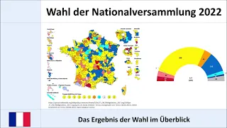 Das Ergebnis der Wahl zur Nationalversammlung in Frankreich (Macron | Mélenchon | Le Pen)