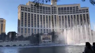 Las Vegas. Le fontane danzanti del Bellagio. Con te partirò