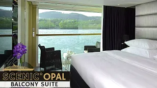 Scenic Opal | Balcony Suite Walkthrough Tour & Review 4K | Scenic River Cruises