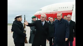 President Erdogan arrives in Germany