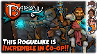 This Dungeoncrawling Roguelike is Incredible in Co-op! | Barony | ft. The Wholesomeverse