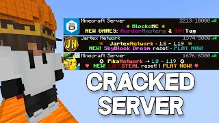 So I Tried CRACKED Minecraft Servers..