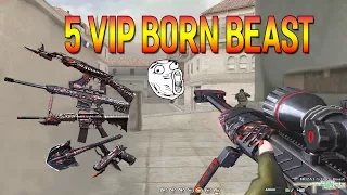 [ Bình luận CF ] Full 5 VIP Born Beast - Quang Brave