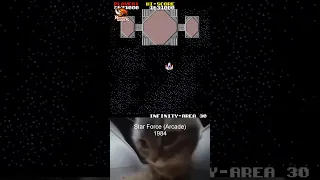 [Endgame] Star Force (Arcade) 1984 Full Game 100% Walkthrough #cat #chipichipi #shorts #starforce