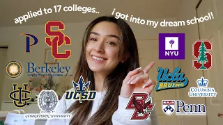 COLLEGE DECISIONS REACTIONS 2022! ivies, UC's, USC, NYU + more!