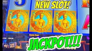 🌋 NEW SLOT: OH YEAH! NICE HANDPAY on Where's the Gold Jackpots Pompeii