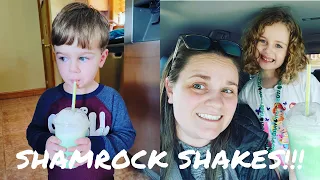 McDonald's Shamrock Shake Taste Test! | Little Addicts Adventures