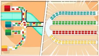 [SEGREGATION strategy] on a daily challenge - high scores in Mini Motorways!