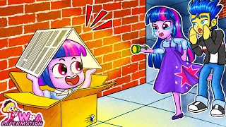MY LITTLE PONY Family Story : Please Come Back Home, Baby Twilight Sparkle! Please Don't Leave Home
